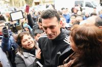 Scaloni dejó Pujato y su familia lo despidió con un emotivo cartel