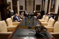 Javier Milei recibió a la titular del FMI, Kristalina Georgieva, en la Casa Rosada
