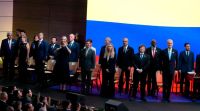 Milei acompañó la asunción del nuevo presidente de Colombia en medio de un megaoperativo
