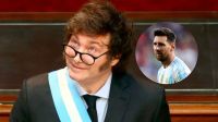 Milei le envió un mensaje a Messi tras la carta por la muerte de su padre: "Fuerza capitán"