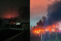 La Plata amaneció con varias localidades sin luz a raíz de un incendio en una central eléctrica de Tolosa