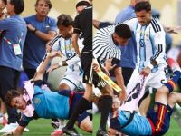 Durísima sanción para los jugadores argentinos tras los incidentes en la final del Mundial