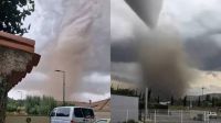 Francia: Un tornado causó destrozos y la desaparición de dos personas