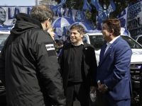 Espinoza y Kicillof refuerzan la seguridad en La Matanza con nuevos patrulleros y tecnología