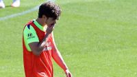 Tras caerse su pase a Barcelona, Julián Álvarez volvió a entrenar con el Atlético de Madrid
