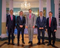 Jorge Macri se reunió con Christopher Landau en Washington y habló de seguridad e inversiones