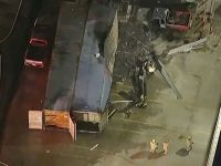 Un helicóptero de un canal de noticias se estrelló en Los Ángeles mientras cubría un accidente vial