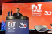 Jorge Macri inauguró la Feria Internacional de Turismo y eximirá del ABL a hoteles, restaurantes y librerías