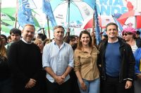 La Liga de Intendentes marchó en defensa de las universidades públicas y reclamó financiamiento