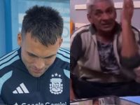 La emoción de Lautaro Martínez tras el festejo de un veterano de Malvinas a un épico gol