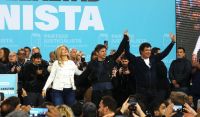 Kicillof y Espinoza encabezaron un acto por el Día de la Lealtad con más de 20 mil personas en La Matanza