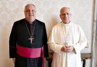 Arzobispo Colombo: "Si Dios quiere, tendremos al Papa en dos semanas; estamos con los preparativos"