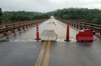 Misiones: Crecida de ríos deja catorce pasos fronterizos cerrados y familias evacuadas